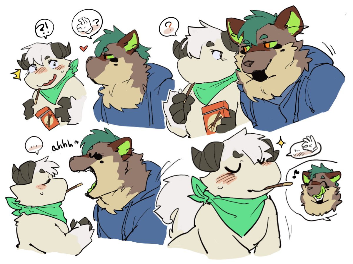 Berrycrocuta's tweet photo. hey its 8/8
i can share this commission i got from @/maguro_458 =w= https://t.co/cUs6CdY17P