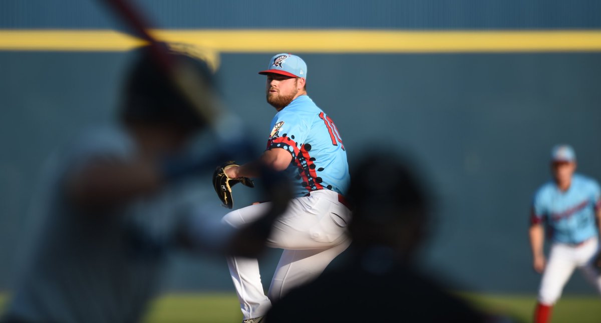 Blake Adams’ 2.76 ERA ranks eighth in all of @milb among pitchers with at least 100 IP. 😤 #GoSpo