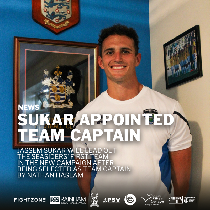 WhitbyTownFC's tweet photo. 🤝 We are delighted to announce that Jassem Sukar has been appointed as team captain ahead of the 2024/25 season.

Well deserved, Jass! 🙌