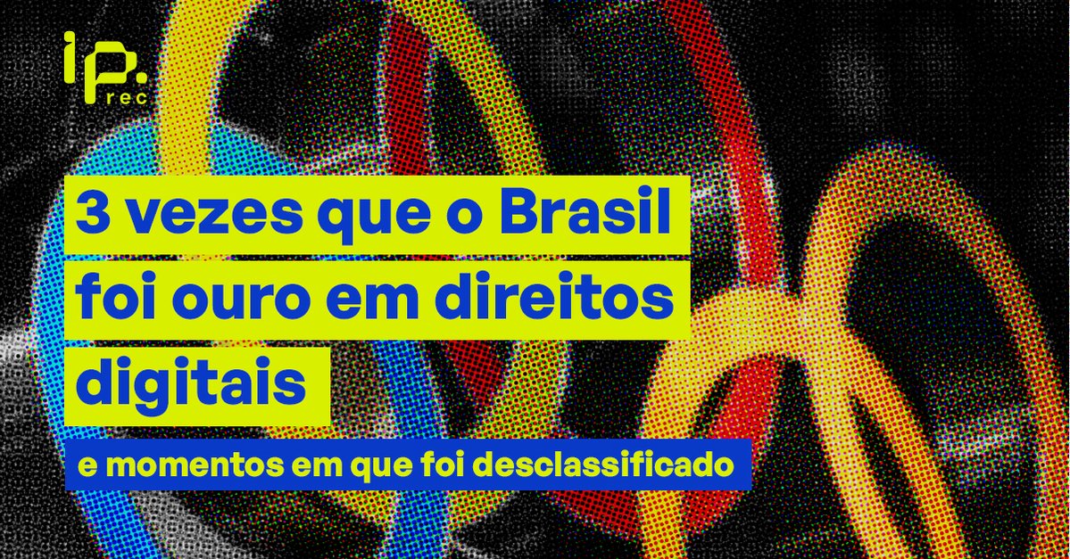 É o Brasa! 🇧🇷🔥

O Brasil não para de nos orgulhar nessas olimpíadas! Mas tu sabia que temos motivos para levantar a bandeira também quando se trata de direitos digitais?

Segue o fio🧵