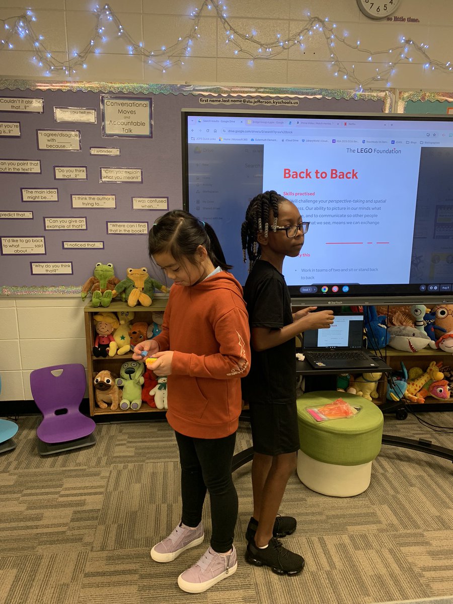 cindy_hundley's tweet photo. These @GutermuthES 4th graders got busy right away playing games that build communication, memory, and collaboration using only six @LEGO_Group bricks. So fun! @JCASLKY #6bricks #journeytosuccessskills #firstdayofschool2024 https://t.co/n3uS6X5Vbg
