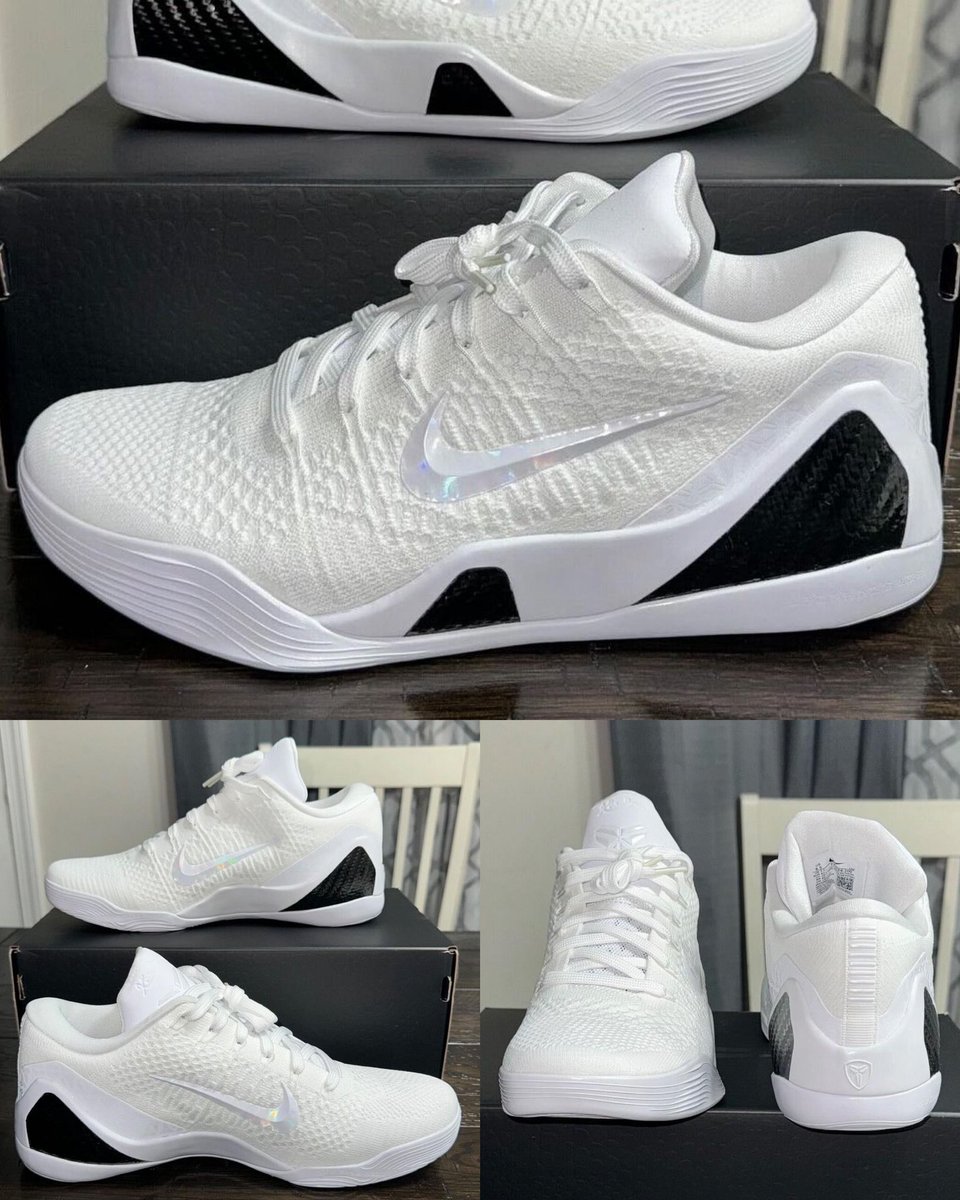 zSneakerHeadz's tweet photo. FIRST LOOK at the 2024 “Halo” Nike Kobe 9 Elite Low Protro 👼🪽
Expected to release on September 19th. https://t.co/P9qd3VLuI7
