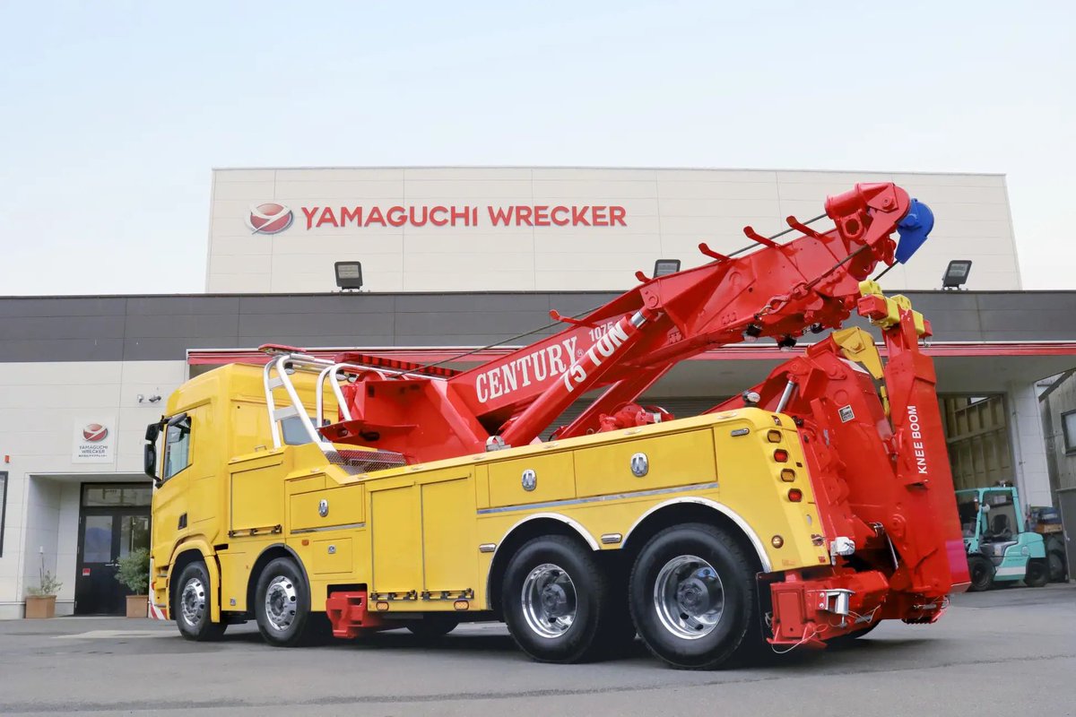 知ってましたか？日本で1番大きいレッカー車は75トンもの重量を