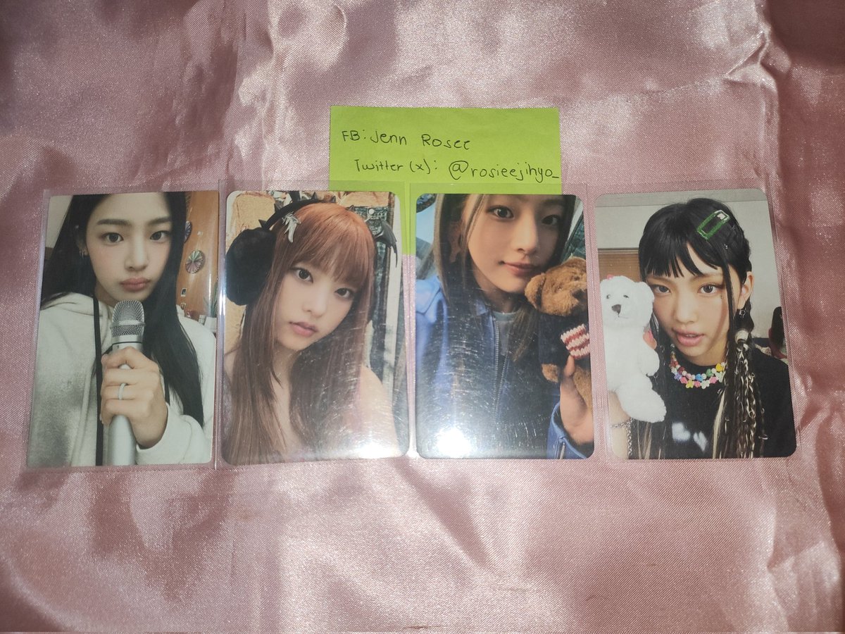 wts / lfb ph #rosieejihyo_sells

[ new jeans assorted photocard ]
╰₱120set (30ea)
╰x rush shipping
╰x sensitive
╰gcash;flash/j&amp;t

Read T&amp;C's first‼️
drive.google.com/file/d/1pUuczs…

🏷️ hanni haerin minji hyein danielle nj poca pc newjeans photocards indemand inde omg