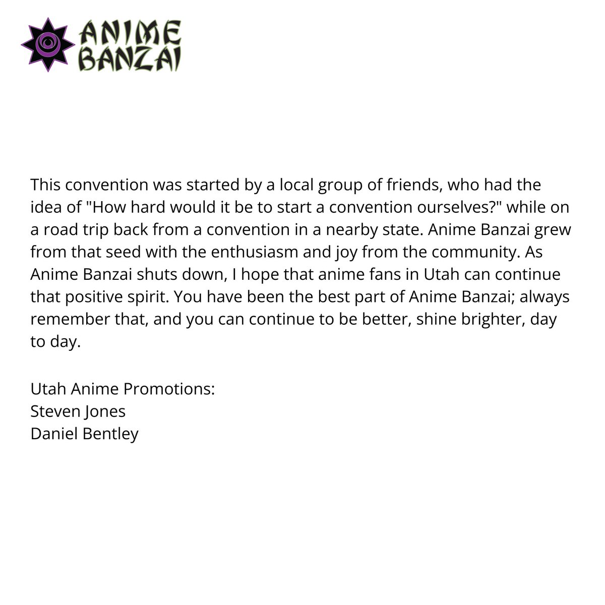 AnimeBanzai's tweet photo. Please send your refund request to refund@animebanzai.org. If this email is down, please use board@animebanzai.org as an alternate. https://t.co/qybVVepG7P