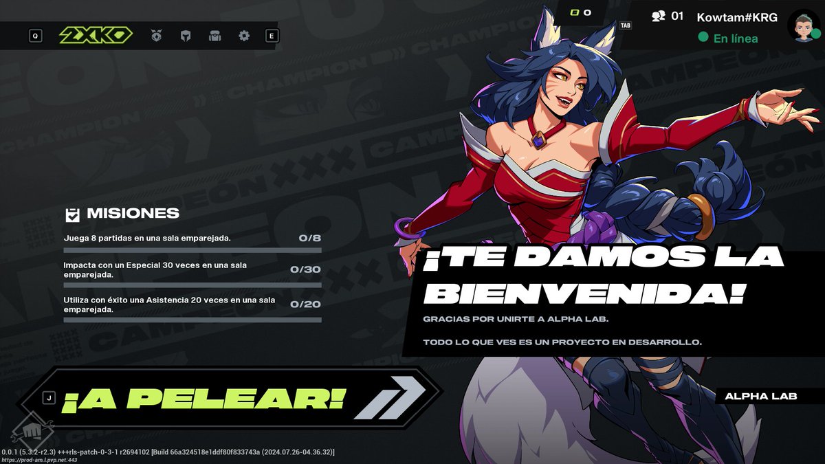 KR_Kowtam's tweet image. Pues yo quería jugar TFT pero me entero que si me dieron acceso a la beta y pues toca viciar.
#2XKO #AlphaLab #RiotGames