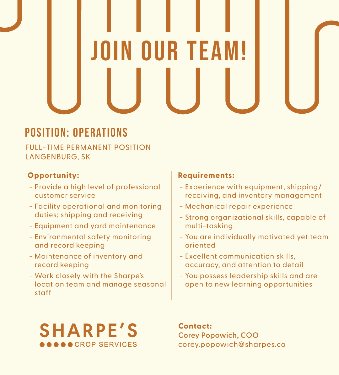 We're hiring! See info below.