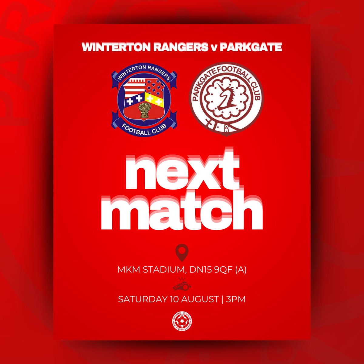 parkgatefc's tweet photo. 𝙉𝙚𝙭𝙩 𝙐𝙥 | This weekend, we’re on the road as we travel to Winterton Rangers.

#steelmen https://t.co/1nUPgEZXgJ