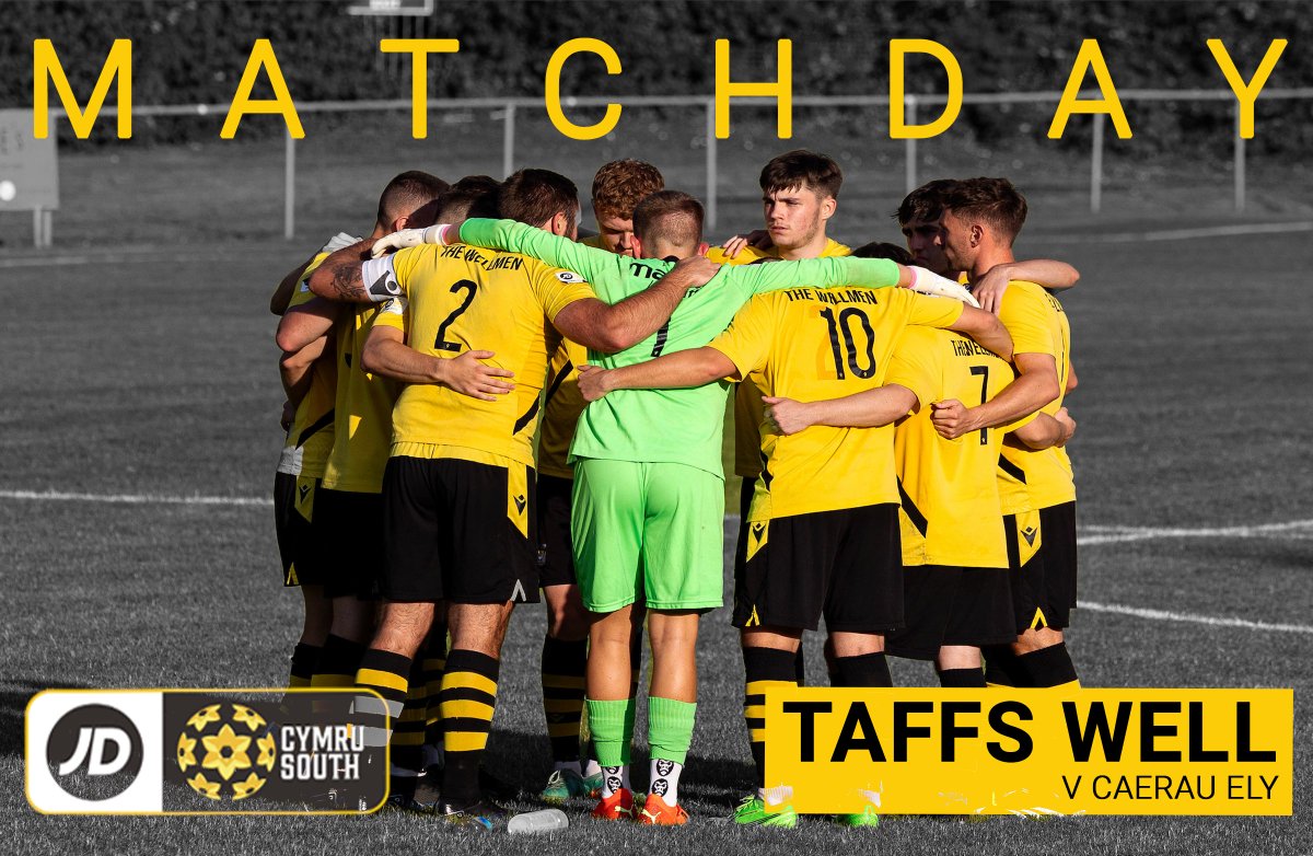 Taffs Well FC (@taffswellfc) on Twitter photo MATCHDAY
It's Friday, it's matchday! Come down tonight to support the Wellmen.
🆚 <a href="/CaerauElyFC/">Caerau Ely FC</a>
🏟️ Gentles Construction Stadium, Taffs Well
🕢 7:30pm KO
#Wellmen MATCHDAY
It's Friday, it's matchday! Come down tonight to support the Wellmen.
🆚 <a href="/CaerauElyFC/">Caerau Ely FC</a>
🏟️ Gentles Construction Stadium, Taffs Well
🕢 7:30pm KO
#Wellmen