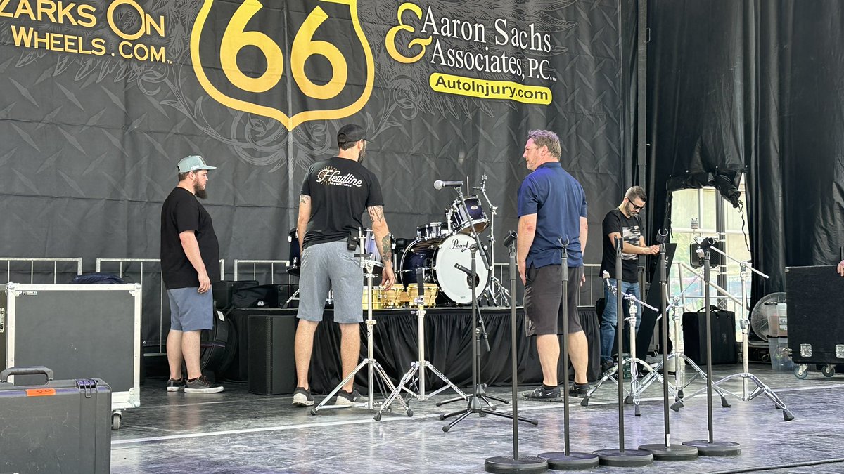 Just over 3 hours away from showtime with <a href="/emeraldcityband/">Emerald City Band</a> !! #route66festivalsgf