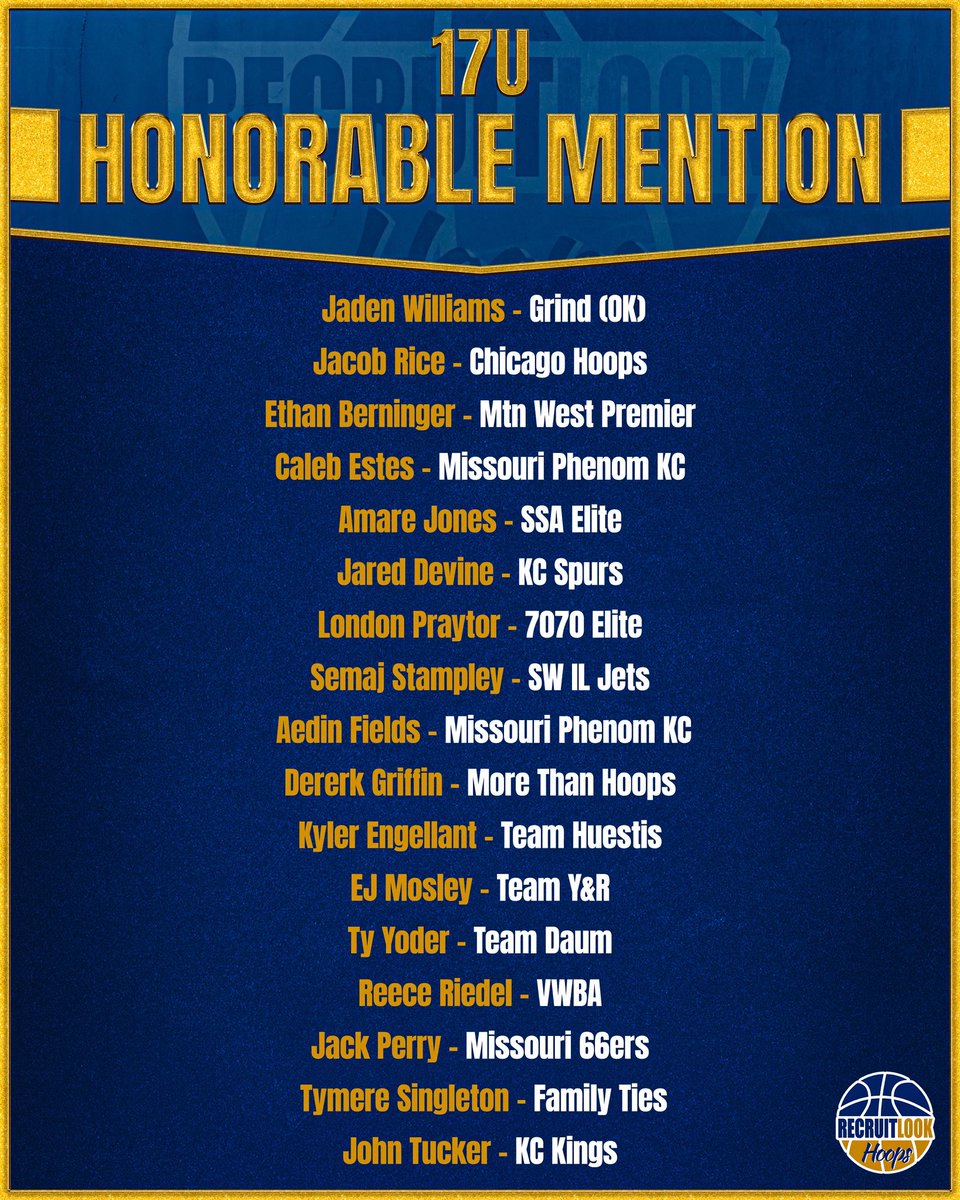 17U: #RLHoops Honorable Mention Team