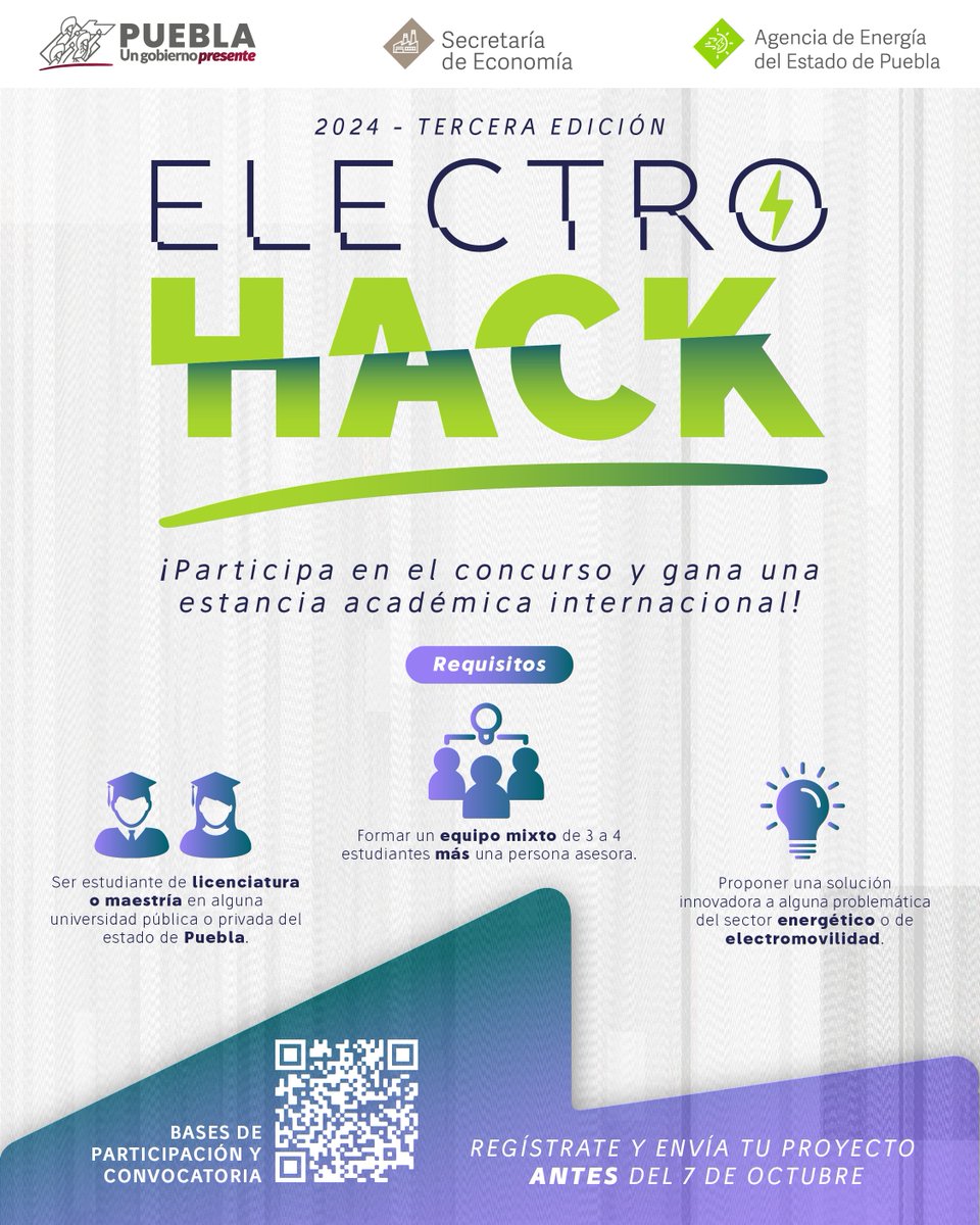 laredcincoradio's tweet photo. ¿Listo para un desafío que te llevará lejos? 🚀 Únete al Concurso de #ElectroHack y compite por una estancia académica internacional 🌍. ¡Es tu momento de transformar tus ideas en realidad y llevarlas al escenario global! 🔧💡 ¡Regístrate hoy mismo! https://t.co/5mCEFl5KDC