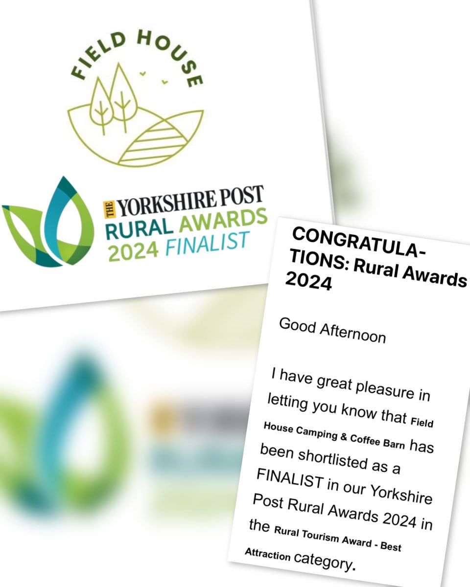Delighted to be shortlisted in this  prestigious award. Thank you to our fabulous hard working team and of course our wonderful detail customers too. #ruralbusiness #yorkshire #coffeeshop #camping #outdoors #coffeeshopuk #coffee #coffeetime #familytime #summer <a href="/yorkshirepost/">The Yorkshire Post</a>