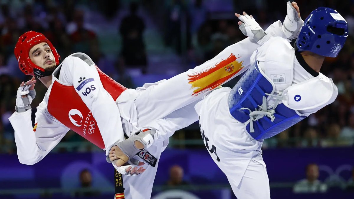 JaviCorpa's tweet image. 🔴 Nos ha emocionado, nos ha hecho disfrutar. Javi se ha quedado muy cerca y ha realizado una gran competición.

🥋🇪🇸 @japepotkd eres un orgullo para San Fernando de Henares y para España. Grande 👏👏

#Paris2024
#JuegosOlimpicosdeParis2024 
#TeamEspaña
Juntos/as #HacemosCiudad