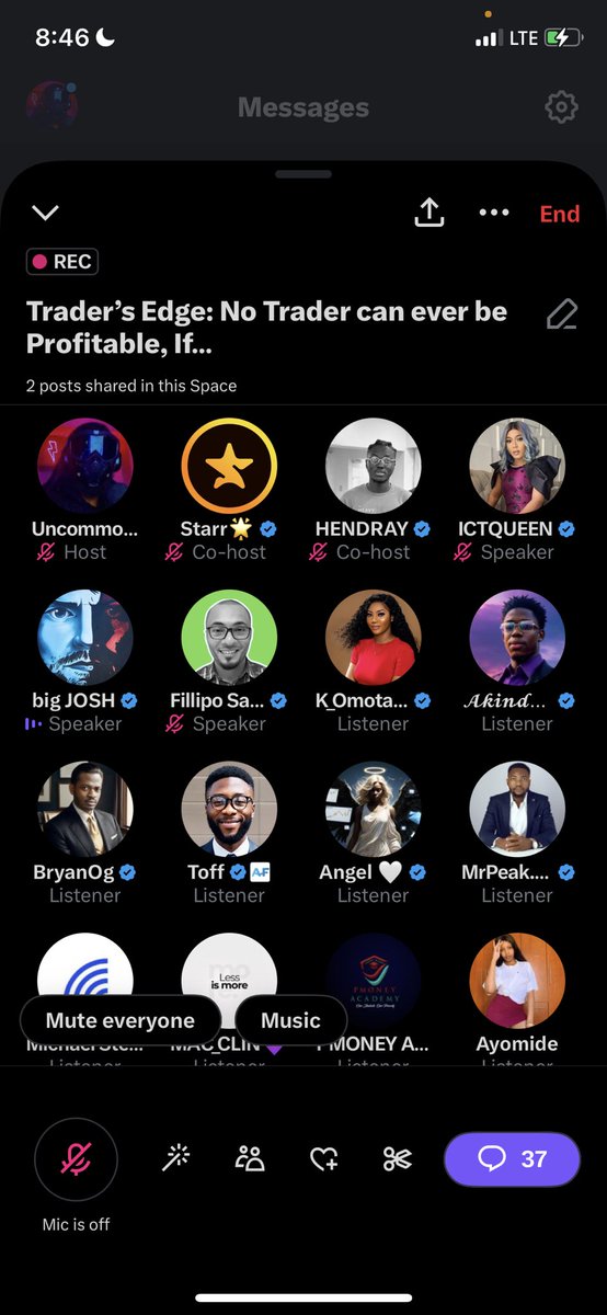 uncommonkvng's tweet photo. What have you learnt so far on this space?
Topic: Forex Traders Can Never Be Profitable, If…
Tag the speakers and @fxci_com in your comment using the hashtag #TradeWithFXCI
See info about @fxci_com 50% Discount below 👇 https://t.co/4zFwLhjVjj