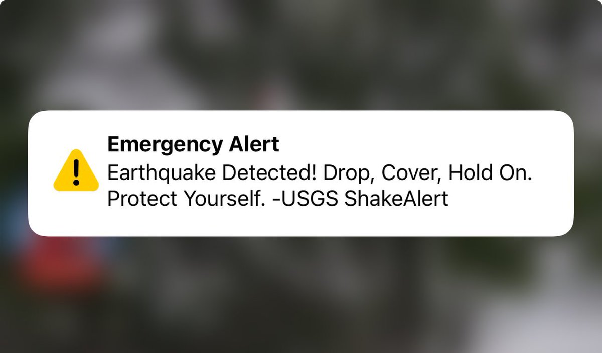kontorovsky's tweet photo. Many people received the warning 10 to 20 seconds before it happened! California’s Earthquake Early Warning (EEW) system is a game-changer. Here’s what you need to know… 🧵 https://t.co/qDtTPMGwf6
