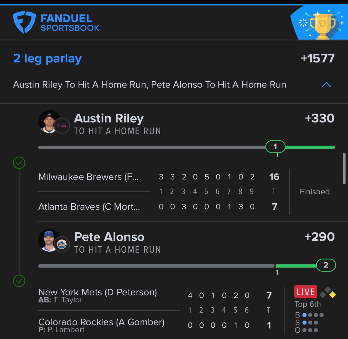 BIGONEOFONE's tweet photo. Thank You Pete , You Could Have Done This Last Night Though 🤝🏾🚀

All Posted For Free In Discord ⬇️
🔗 : https://t.co/p72S5OVMjN

#GamblingX #MLBBets https://t.co/D2o96ir2Z4