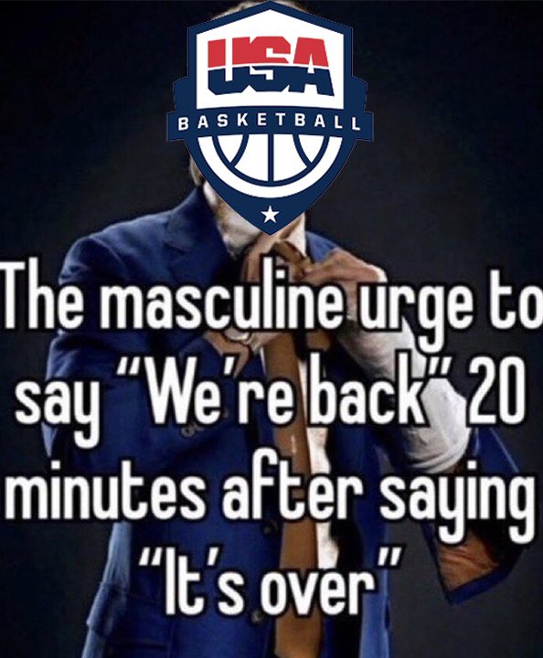 NEVER. A. DOUBT. 

USA USA USA USA USA USA USA USA