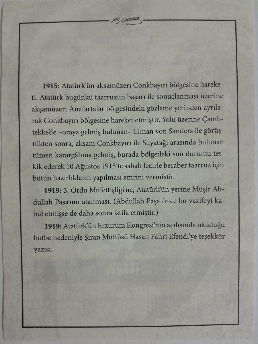atoistanbulil's tweet photo. ATABEY HÜSEYİN HAKKI KAHVECİ 2024 CUMHURİYET TAKVİMİ
(1915) Birinci Anafartalar Zaferi
(1928) Harf Devrimi
"Kibirli olan atla yola çıkan, ayaklarıyla geri döner."
- #Arnavut atasözü
#destekyayınları #destekdükkan #türkiye #atatürk #cumhuriyet #takvim #sondakika #keşfet https://t.co/y48IROf2oJ