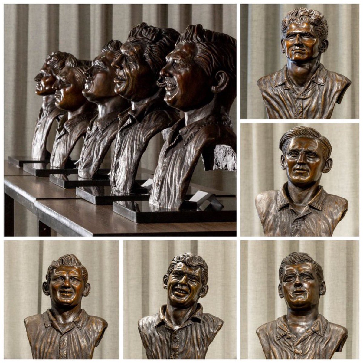 A poignant evening at Easter Road to unveil the Famous Five busts. The busts were donated by our former trustee Stephen Dunn who commissioned them prior to his untimely passing last year. The busts will form the centre piece of the reception in the newly refurbished FF stand.