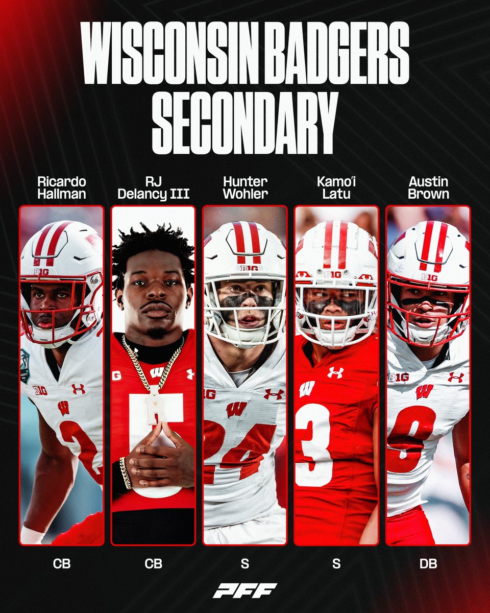 Don’t sleep on this Badgers secondary🔒