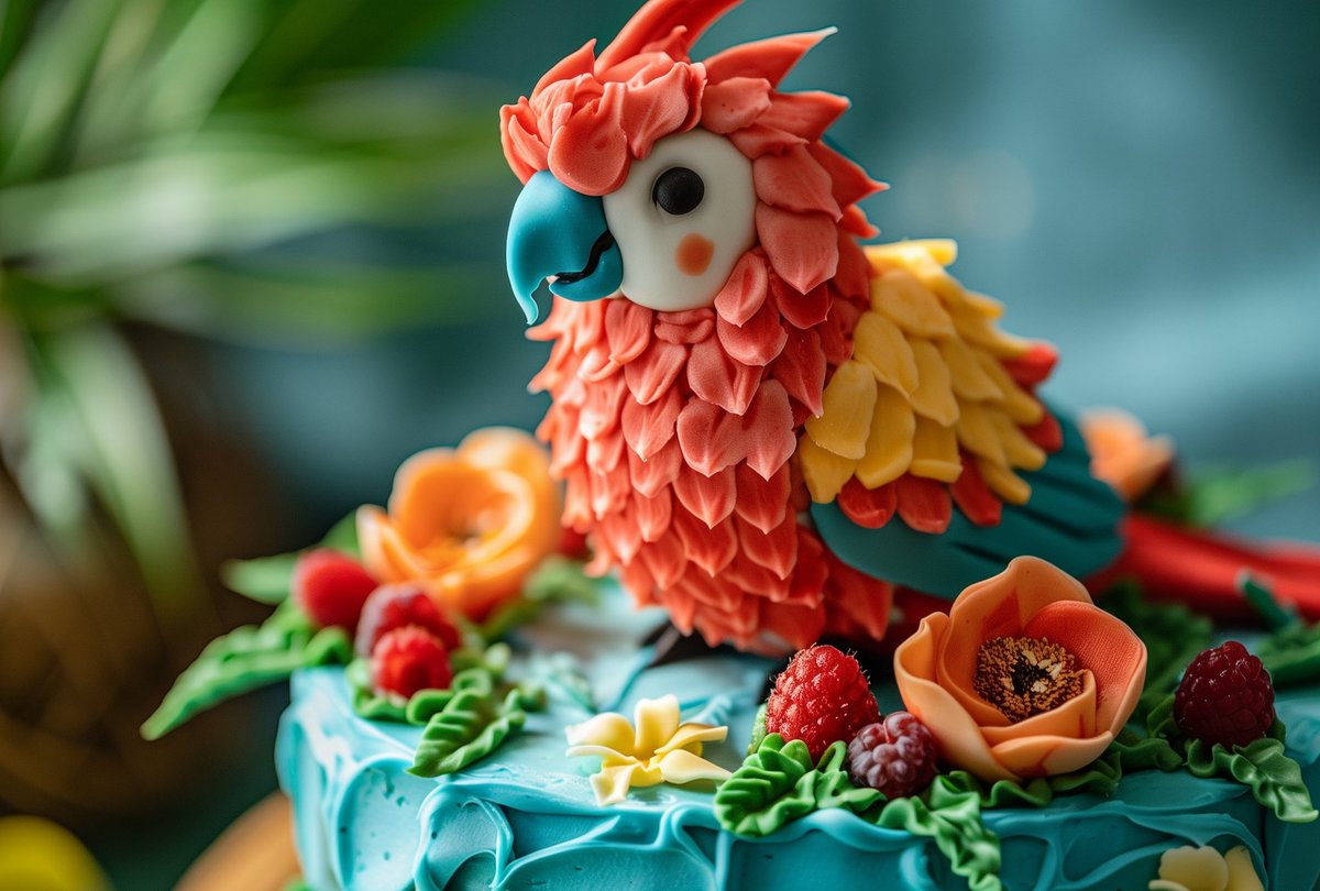 Parrot Cake 🦜🥕🍰😅