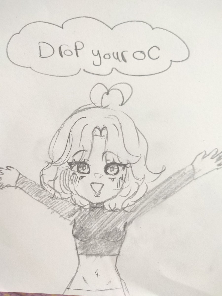 I'm bored so drop your oc and I will draw it traditionally (⁠≧⁠▽⁠≦⁠)
Retweet so others can have a chance ┌⁠|⁠o⁠^⁠▽⁠^⁠o⁠|⁠┘⁠♪
I'll try to draw as much as I can so sorry if I didn't draw yours since I'm on exams (⁠￣⁠ヘ⁠￣⁠;⁠)
#artmoots #ocart #freeart