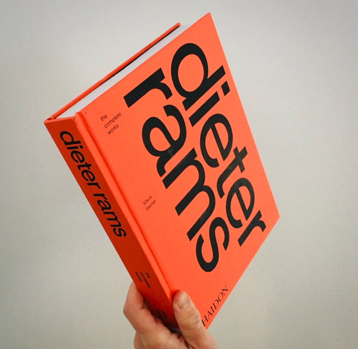 My new permenent collection; #DieterRams using his “Ten Principles for #GoodDesign” as a philosophy and practice for improving the industry in a more holistic. Rams has a steller reputation with global resonance. <a href="/phaidonpress/">Phaidon</a>