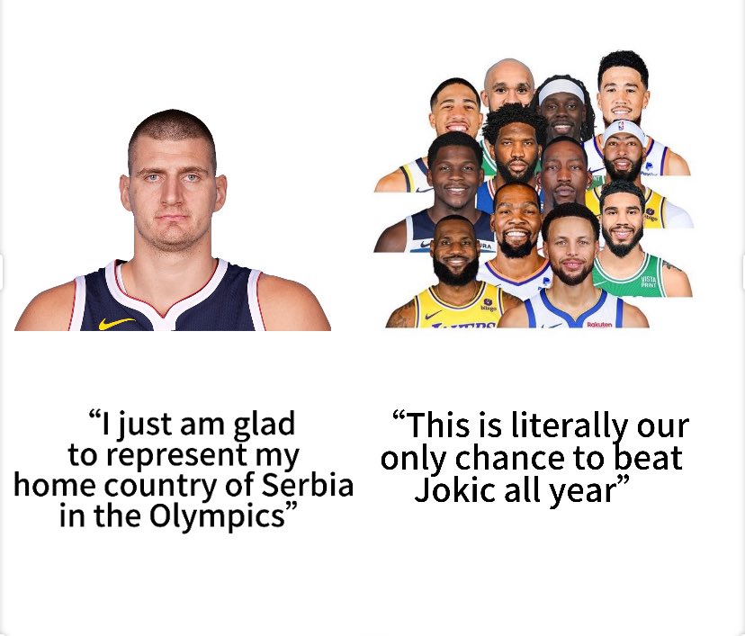 Just watched the Serbia - USA basketball semifinal

This was the best team the US ever sent to the Olympics yet Serbia dominated during most of the game

Amazing performance, guys 👏🏻