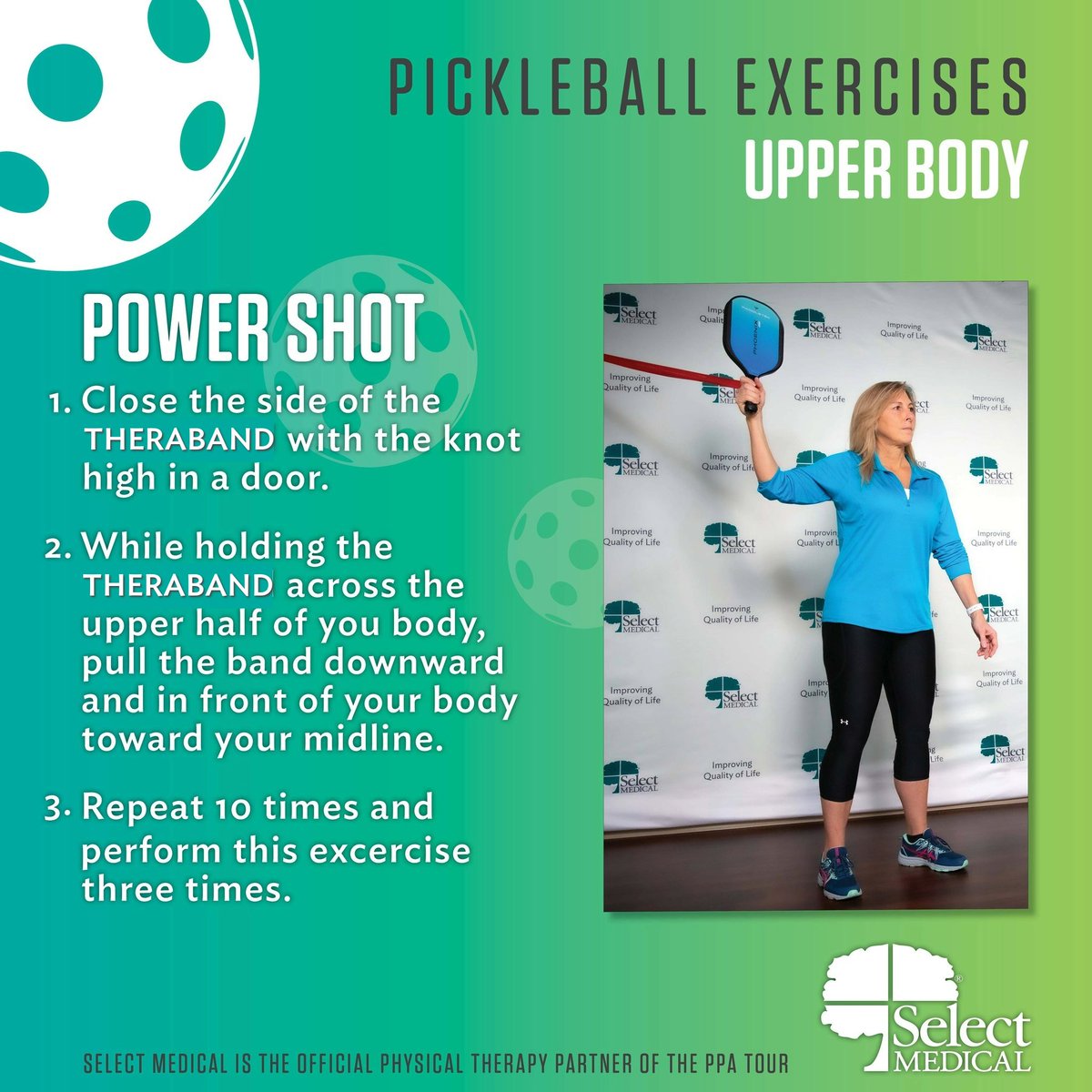 What better way to celebrate #NationalPickleballDay than getting yourself prepared to take the court? Check out a stretch you can perform for your core, lower body and upper body.

Happy National Pickleball Day to all of the picklers out there!