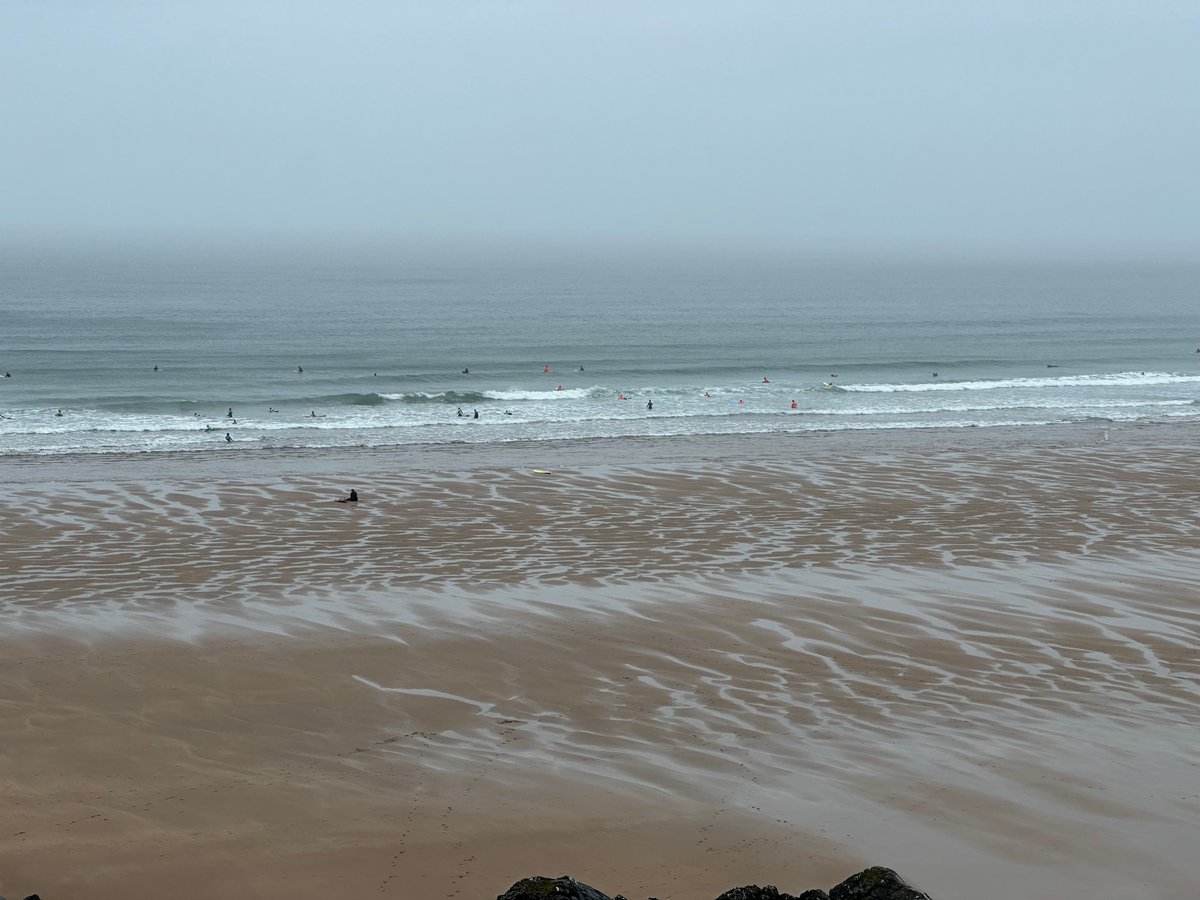 CampXL's tweet photo. Another day on the surf with some grey weather but blessed with some of the best waves we have seen all week 🌊🏄‍♂️ https://t.co/6a4veFzkN5