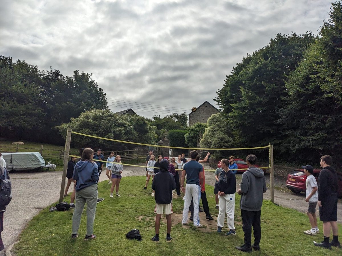 The biggest game of volleyball you ever did see 🏐😂