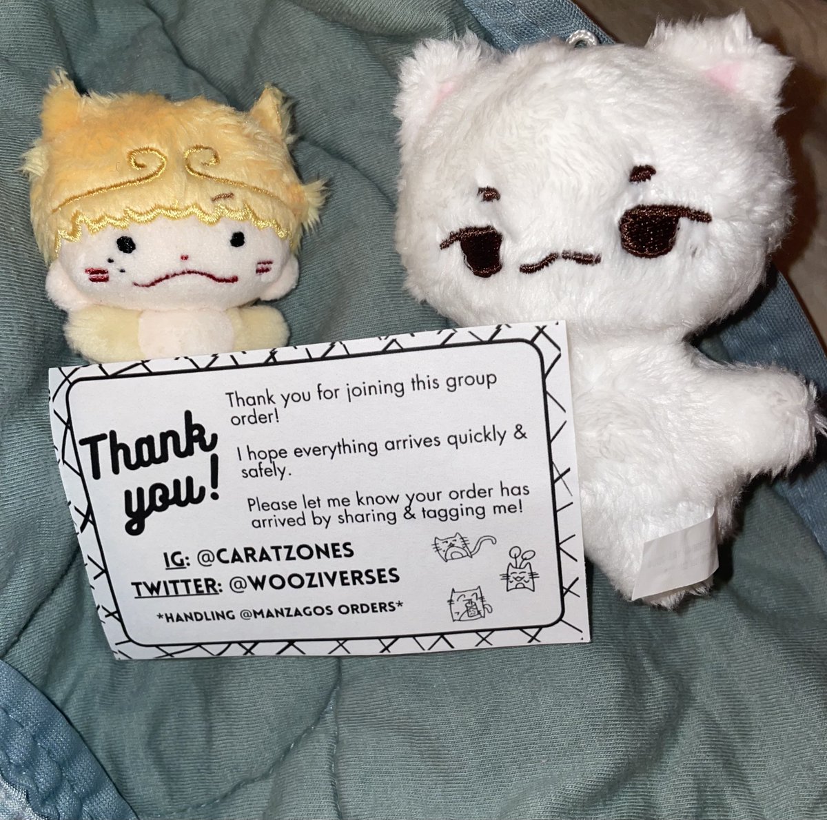 hionsparkles's tweet photo. They’ve arrived! Thank you so much @wooziverses @ManzaGos https://t.co/A4uR1OLwHW