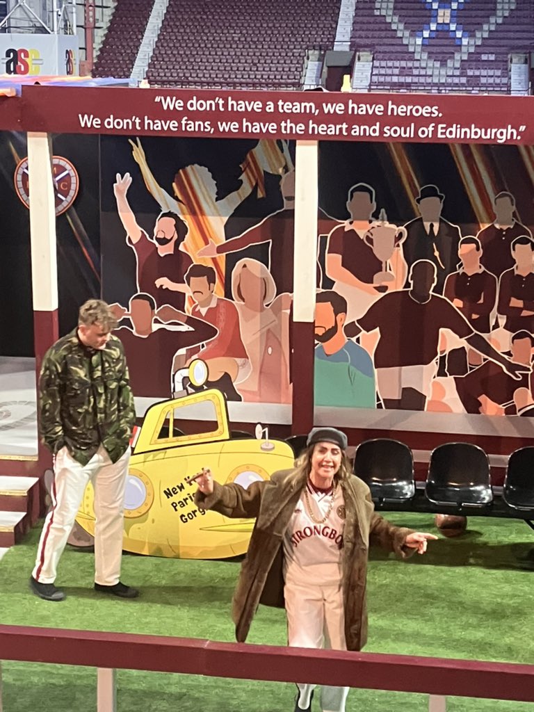 This Is Our Story brilliant funny and emotional show celebrating 150 years of <a href="/JamTarts/">Heart of Midlothian FC</a> <a href="/foh/">Henrik Siljebråt</a> <a href="/TwoHalvesProd/">Two Halves Productions</a> definitely worth seeing in an iconic setting 😍🇱🇻❤️