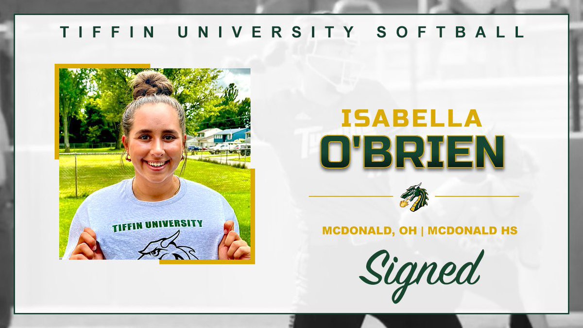 Excited to welcome Isabella O’Brien to our Dragon softball family to complete our 2024-2025 roster! #GoGons