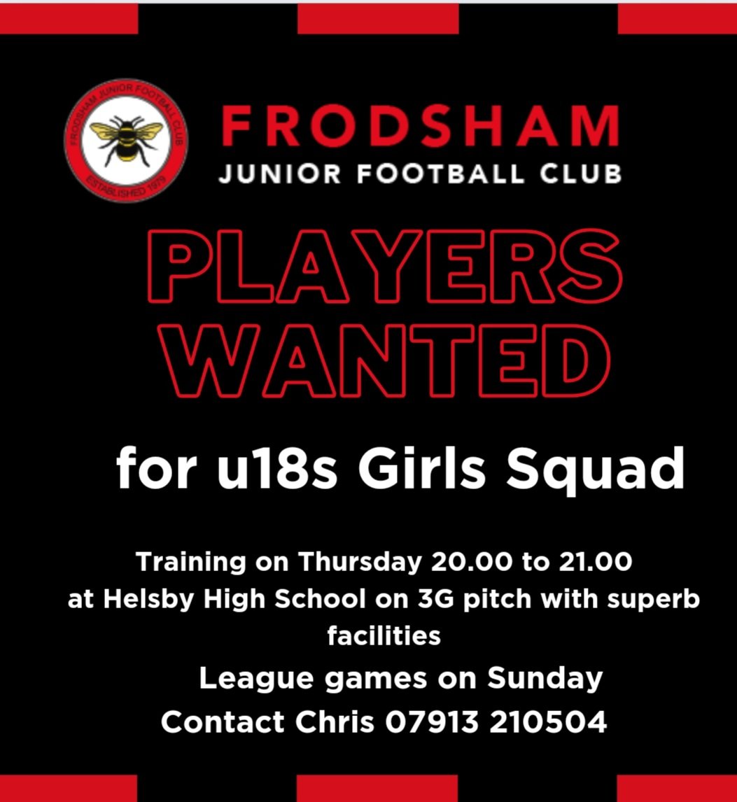 Frodsham Girls u18s tweet media
