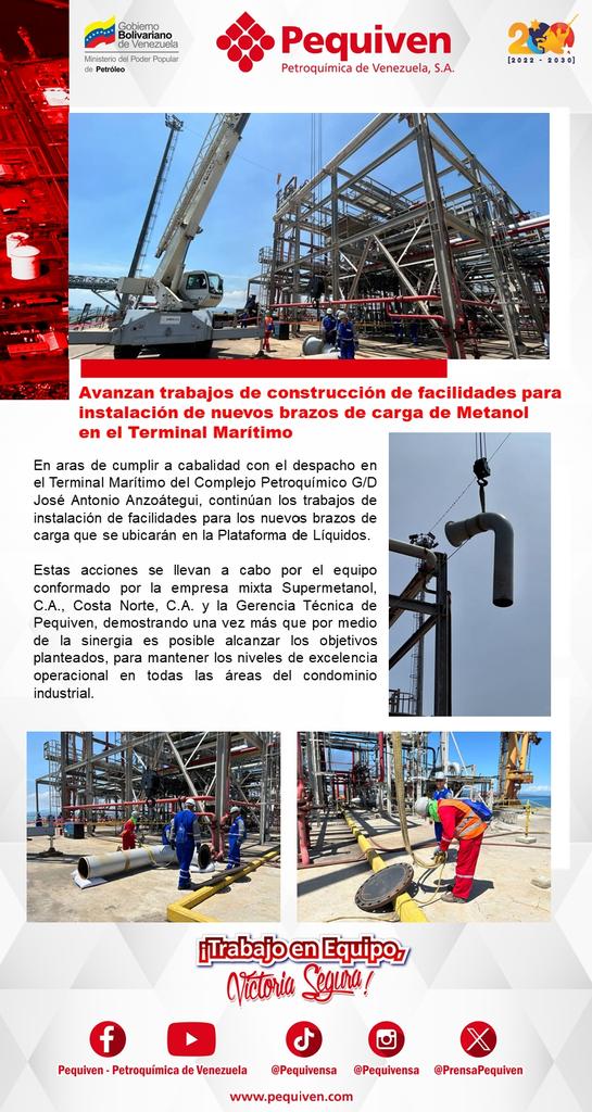 Seguimos trabajando para mantener nuestros niveles de excelencia operativa.

¡Trabajo en Equipo, Victoria Segura! 🇻🇪

<a href="/nicolasmaduro/">Nicolás Maduro</a>         
@minpetroleove    
<a href="/tellechearuiz/">Rafael Tellechea</a>     
<a href="/nlaconchamolina/">@NLaConchaMolina</a>
@hipocratecastrillo
<a href="/pequivensa/">Pequiven, S.A.</a>