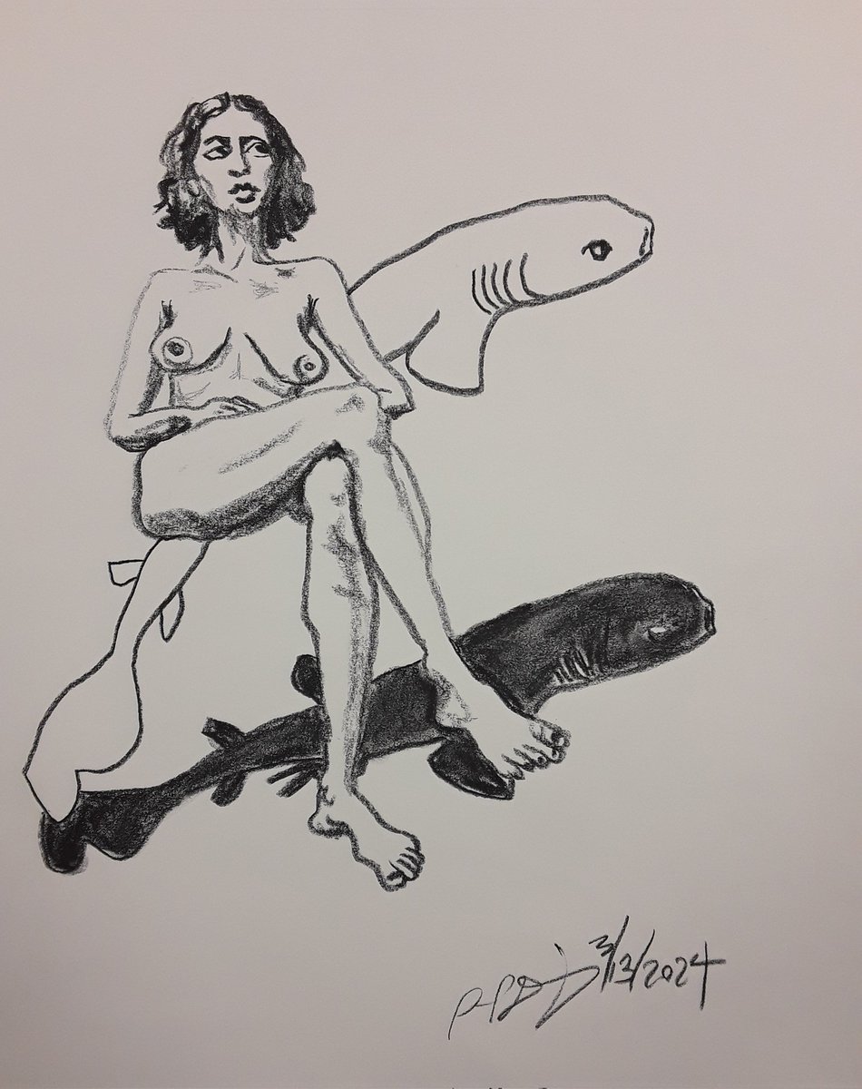 sharkypad's tweet photo. #model was Amna/#hot #casual #POSE to #draw/Seated among #sharks
 
2of6
#haiku #Sketching #sketch #ArtistOnTwitter #art #sketchbook #life #drawing #nsfwtw #Real #nude #shark #lifedrawing #women #artist #artpiece #GalleryGirlsLA @TheGalleryGirls #GIRLS #Cosplay #fanart #fantasy https://t.co/rqp6KMRtgE