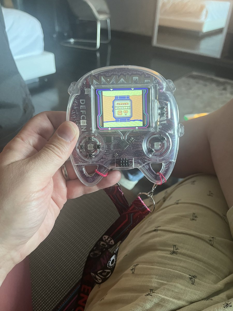 Def Con 32 badge is freaking AWESOME!!! #defcon32