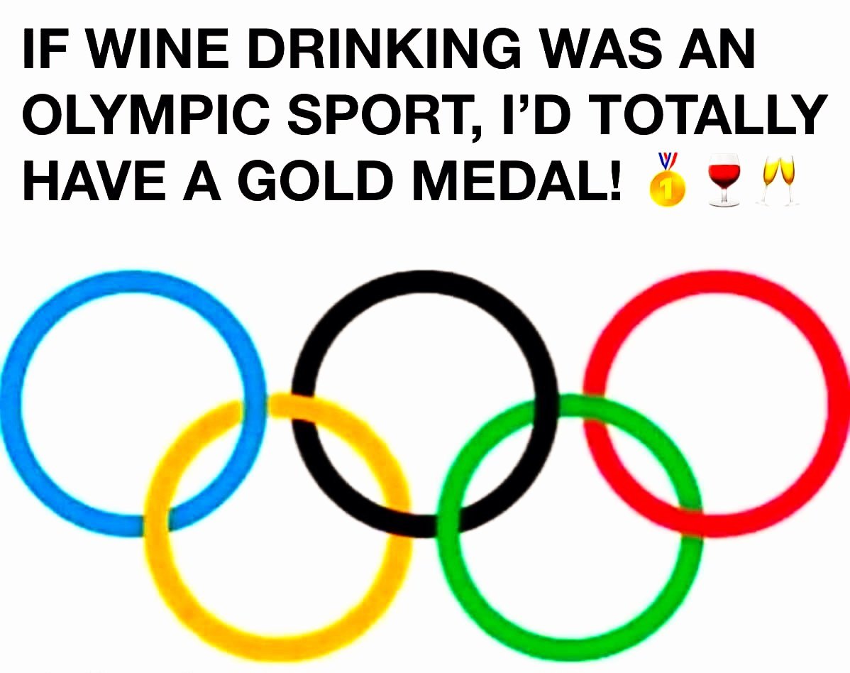 Does that apply to you? 🤣🍷🪙🥇#Olympic #wine #winelover #winelovers