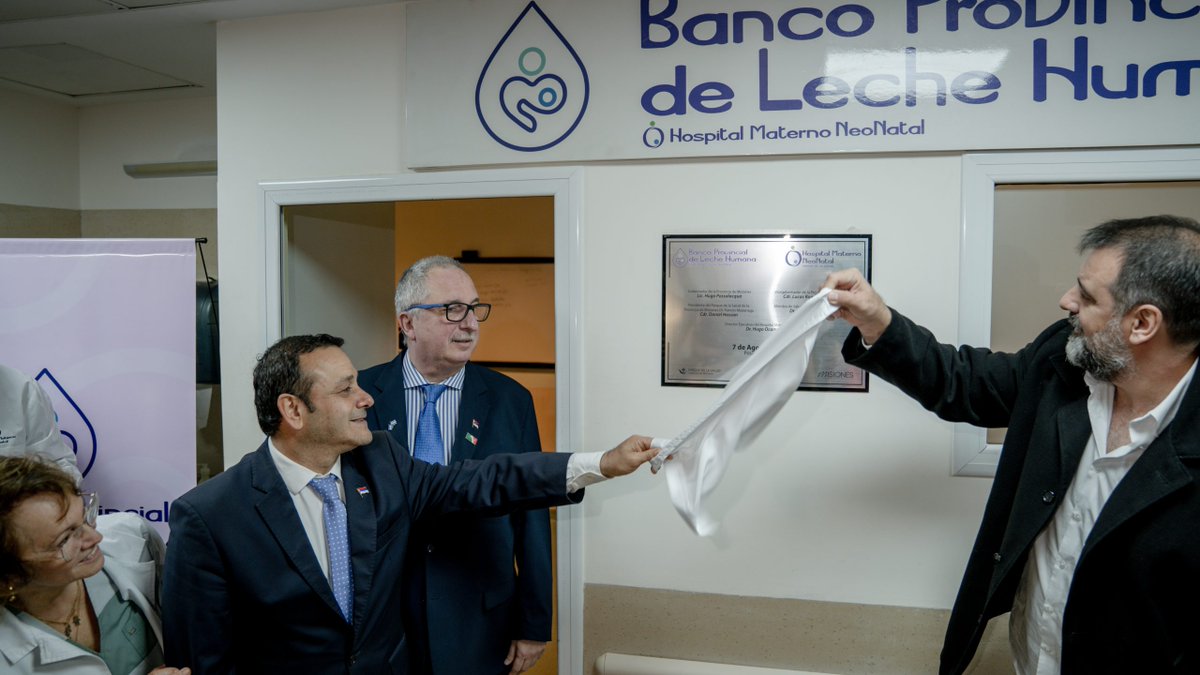 misionesptodos's tweet photo. Inauguraron el primer Banco de Leche Humana en Misiones
https://t.co/vf6HnXQVwc
#BancoDeLecheHumana #HospitalMaternoNeonatal @gobmisiones https://t.co/2NMsu7jgPm