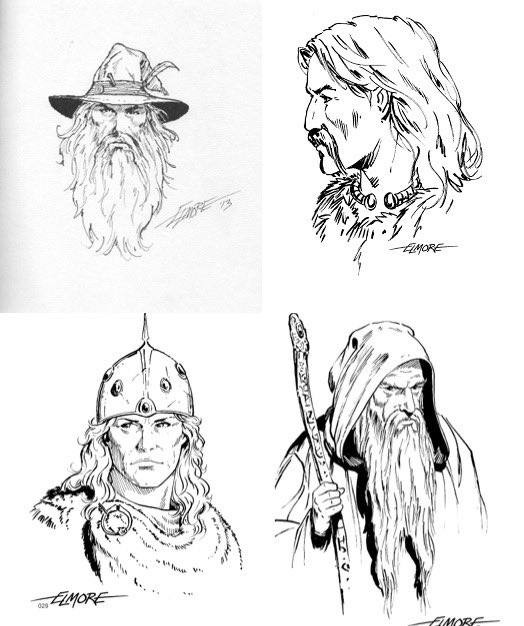 YoDanno's tweet photo. I feel like #Dragonlance would be quite different without Larry Elmore’s influence.

I just love these sketches https://t.co/Mg6sKByypV