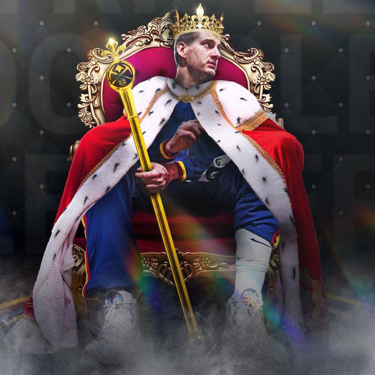It took 5 hall of famers to take this man down.

He is the One True King