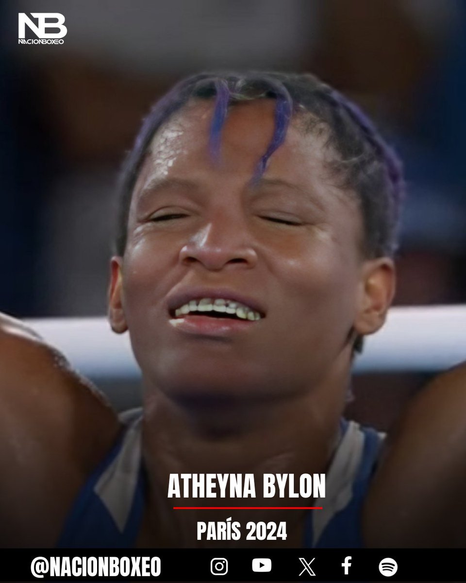 nacionboxeo's tweet image. 𝗝𝗝𝗢𝗢 / 75 𝗞𝗚 - La panameña 𝗔𝘁𝗵𝗲𝘆𝗻𝗮 𝗕𝘆𝗹𝗼𝗻 🇵🇦 derrota por decisión (4 - 1) a 𝗖𝗶𝗻𝗱𝘆 𝗡𝗴𝗮𝗺𝗯𝗮 y disputará la medalla de oro ante 𝗟𝗼 𝗤𝗶𝗮𝗻 🇨🇳 el sábado 10 de agosto a las 3:34 pm #nacionboxeo #boxing #Paris2024