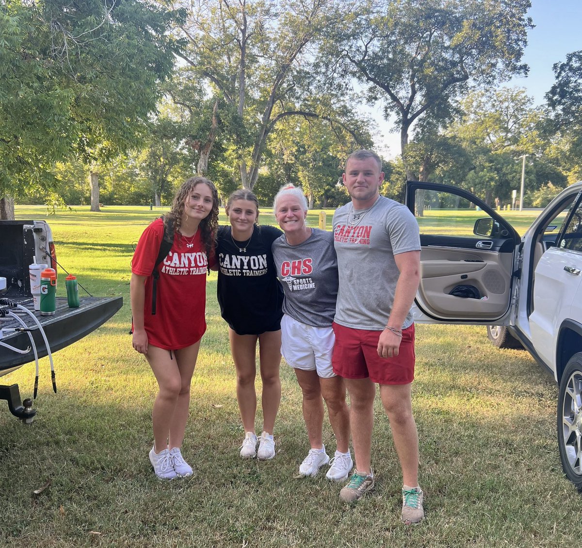 Canyon HS Athletic Training (@coogsat) on Twitter photo I big shout out to my help at the Canyon XC meet this morning‼️ 🏃🏼♀️🏃🏽♂️🏃🏽♀️💨<a href="/xc_canyon/">Comal Canyon XC</a> I big shout out to my help at the Canyon XC meet this morning‼️ 🏃🏼♀️🏃🏽♂️🏃🏽♀️💨<a href="/xc_canyon/">Comal Canyon XC</a>