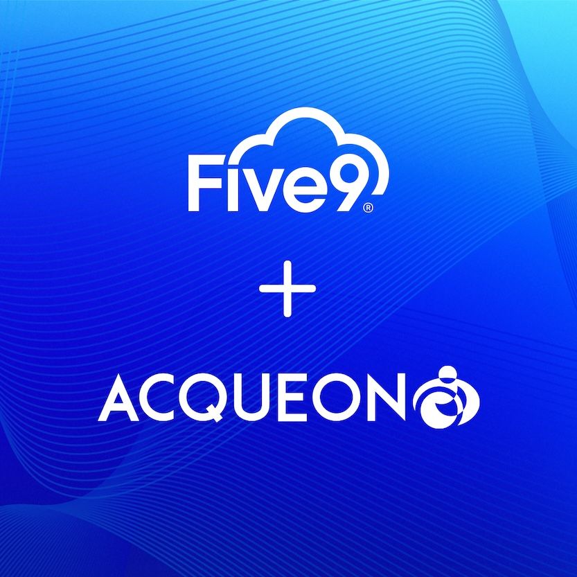 Five9 (@five9) on Twitter photo Five9 is excited to announce our agreement to acquire <a href="/Acqueon/">Acqueon</a>, a significant step in extending our AI-powered CX platform and market reach. 
Learn more: spr.ly/6012YmJkm
#CX #AI #Five9AI #CustomerJourney #CustomerExperience Five9 is excited to announce our agreement to acquire <a href="/Acqueon/">Acqueon</a>, a significant step in extending our AI-powered CX platform and market reach. 
Learn more: spr.ly/6012YmJkm
#CX #AI #Five9AI #CustomerJourney #CustomerExperience