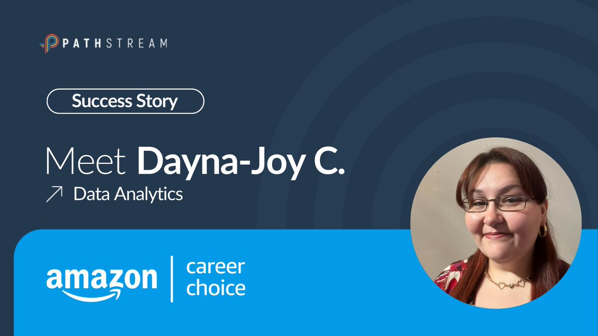 Dayna-Joy Carrougher sought flexibility &amp; growth at Amazon. With a passion for numbers, she transitioned to a data-focused role using Pathstream. "In my new role, I apply my skills daily, driving operations smoothly."

Read more: bit.ly/3Yy5Dul

#AmazonCareerChoice