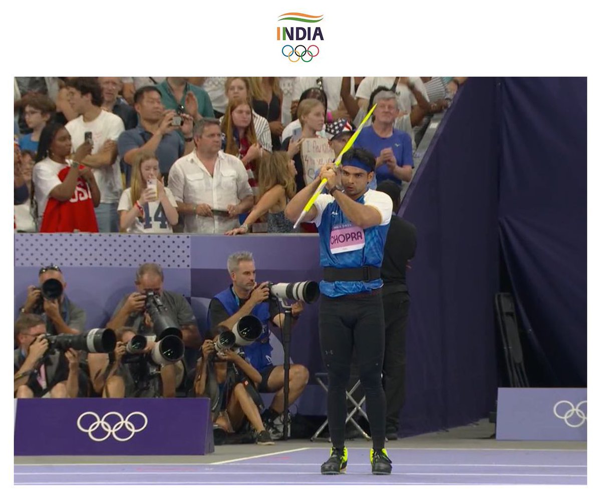 WSFworld's tweet photo. Another milestone achieved! 🥈 @Neeraj_chopra1 secures his second Olympic medal with a season’s best performance. Truly an inspiration to us all! 🇮🇳

#Paris2024| #OlympicPride https://t.co/Nsvhq1LGsE
