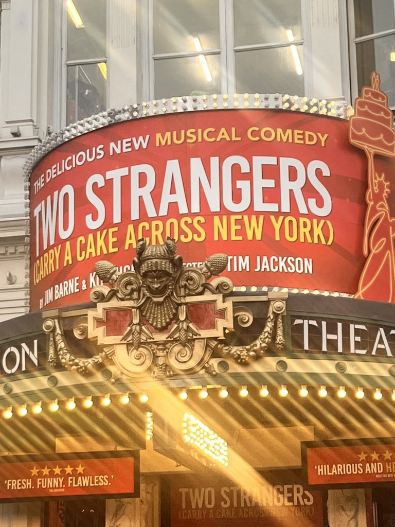 Great evening at <a href="/2strangersshow/">twostrangersmusical</a> and <a href="/samtutty/">Sam Tutty</a> was amazing. Definitely worth a watch during its limited run