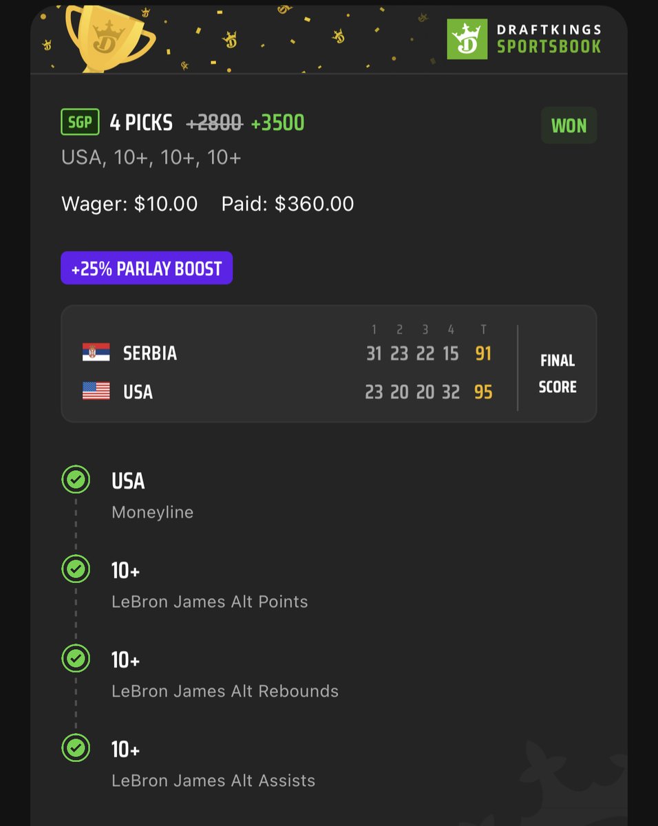 chueypicks's tweet image. LEGOAT 🐐🐐🐐🐐

+3500 Triple Double ✅

#Olympics2024Paris #Olympic2024 #LeBron #bettingtwitter #USABMNT #USABasketball